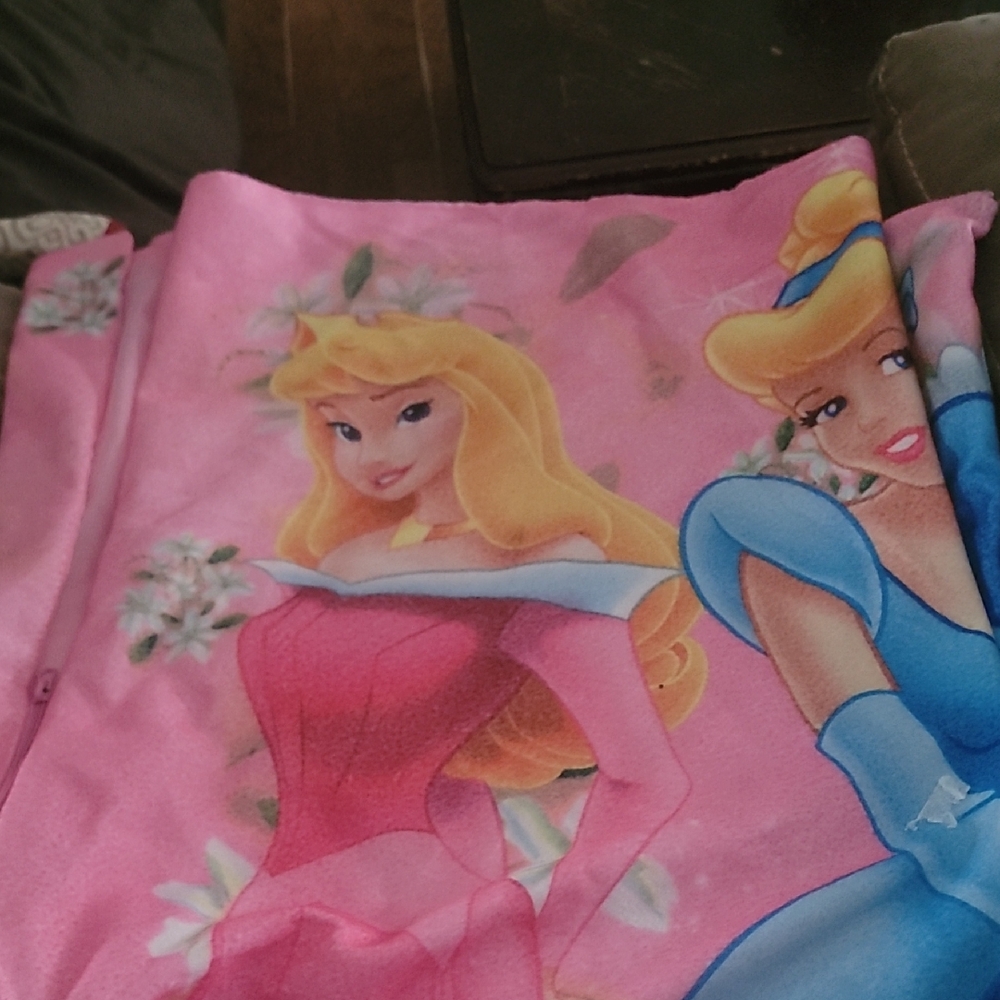 Disney Princess Pink and Blue Blanket